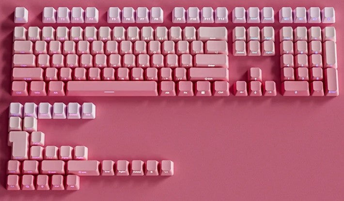 OEM Profile PBT Side Engraved Gradient Keycaps