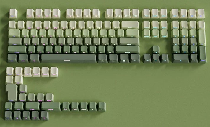 OEM Profile PBT Side Engraved Gradient Keycaps