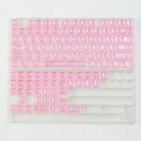 Transparent Shine Through Cherry Profile Mechanical Keyboard Keycaps